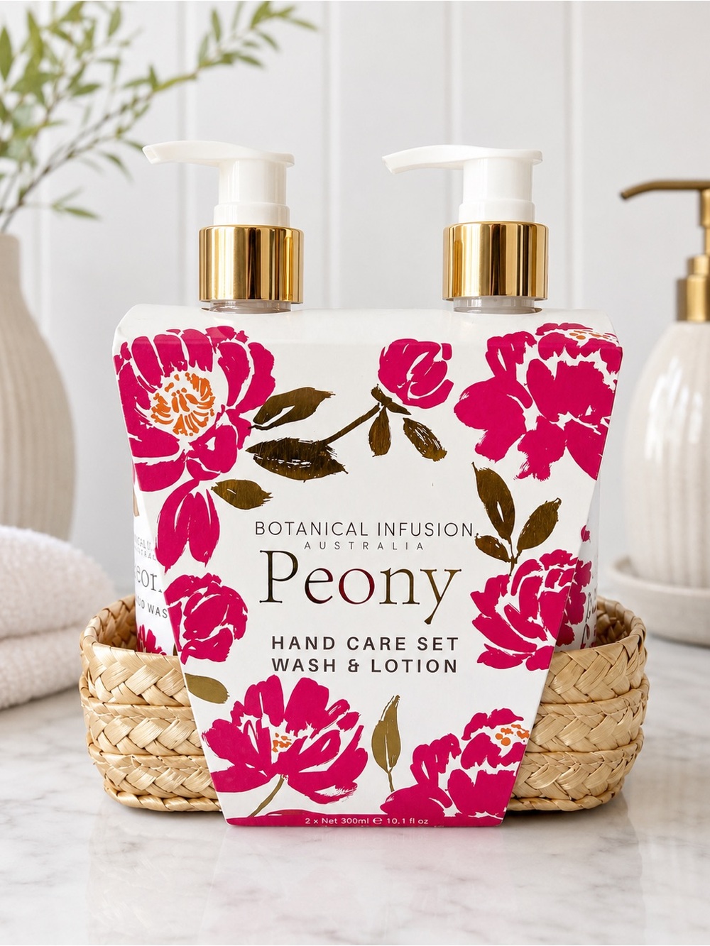 Peony Hand Care Set Wash & Lotion - Botanical Infusion